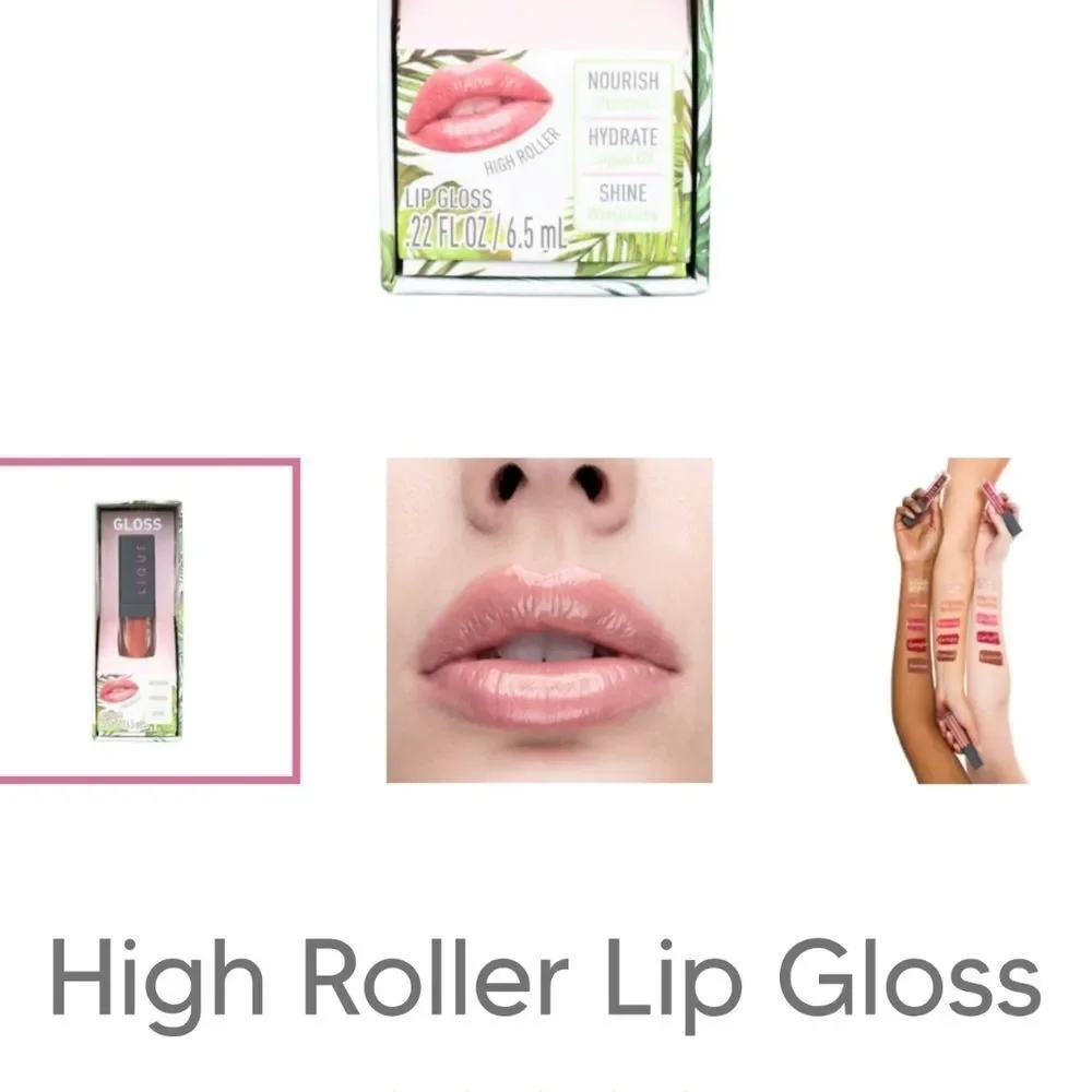 Lique Gloss in HIGH ROLLER Vegan Nourishing Lip Goss
